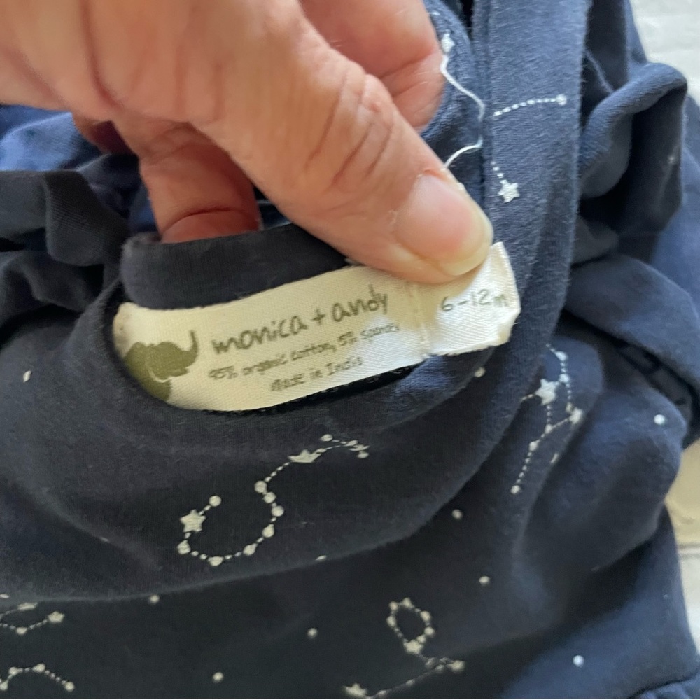 Girls Monica + Andy Navy Blue Constellation Dress - Picture 3 of 3